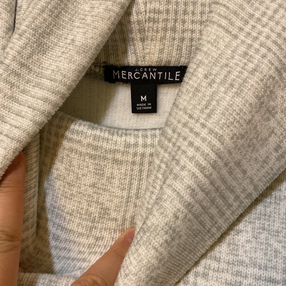 J.Crew Mercantile Women's Funnelneck Glen Plaid Pullover - Picture 7 of 7